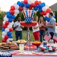 thumbnail image 5 of PMU 10in Pre-Inflated Patriotic Top Hat American flag Balloon with Stick, 4th of July Balloons, Independence Day Decorations, Patriotic Decorations,USA Mylar Balloons, Red White Blue, (12/Pkg) pkg/1, 5 of 7