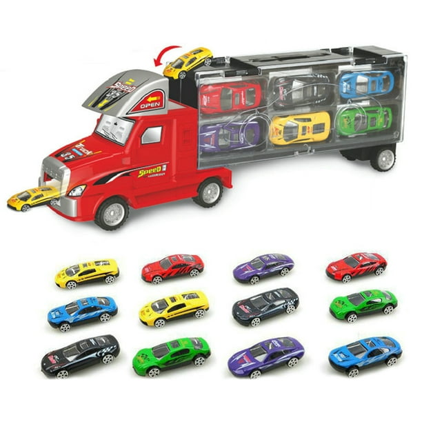Camion porte voiture jouet - Jeux & Jouets sur Rue du Commerce