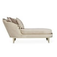 thumbnail image 6 of Michael Amini Villa Cherie Velvet Chaise in Porcini/Chardonnay Brown, 6 of 15