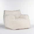 thumbnail image 5 of Historyli Go5H Soft Tufted Foam Bean Bag Chair With Teddy Fabric, Ergonomic Backrest, Large Beanbag Chairs Soft Sofa For Living Room, Dining Room, Bedroom, Shop Mall, Hallway, 5 of 9