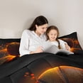 thumbnail image 5 of Homewish Boys Basketballprint Bedding Comforter Set 2pcs,Sport Theme Twin Comforter Sets Microfiber,Ball Gamer Breathable Bedding Set,Super Cozy Room Decor,Reversible, 5 of 8
