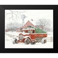 thumbnail image 2 of Jacobs, Cindy 18x15 Black Modern Framed Museum Art Print Titled - Windmill Winter, 2 of 5