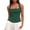 Dark Green, variant on Lixiuxyad Basic Tank Top Women's Slim Fit Summer Tank Top Casual Sleeveless For Daily Wear(Green L)
