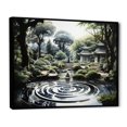 thumbnail image 2 of Designart "Zen Garden Serenity Japanese Artistic Tranquility V" Japanese Floater Framed Canvas Art Print, 2 of 7