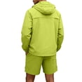 thumbnail image 5 of Hearthz Men's Fishing Track Suits Full Zip Men UPF 50+ UV Protection Hoodie Jacket and Shorts Quick Dry Beachwear Matching Fishing Sets Green XL, 5 of 8
