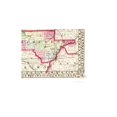 thumbnail image 4 of Historic County Map - Hancock Mcdonough Schuyler Counties Illinois - Campbell 1870 - 23 x 29.14 - Vintage Wall Art, 4 of 5