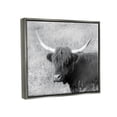 thumbnail image 3 of Stupell Farmhouse Cattle Highland Portrait Animals & Insects Photography Gray Floater Framed Art Print Wall Art, 3 of 6