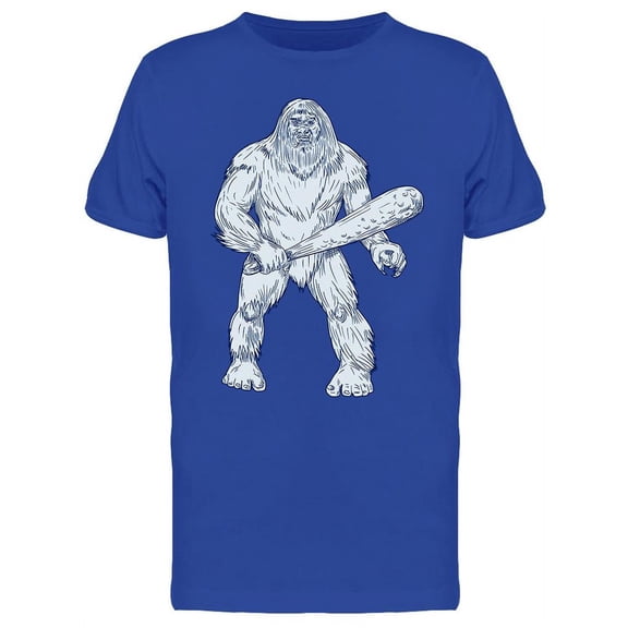 Sasquatch Sketch T-Shirt Men -Image by Shutterstock, Male XX-Large