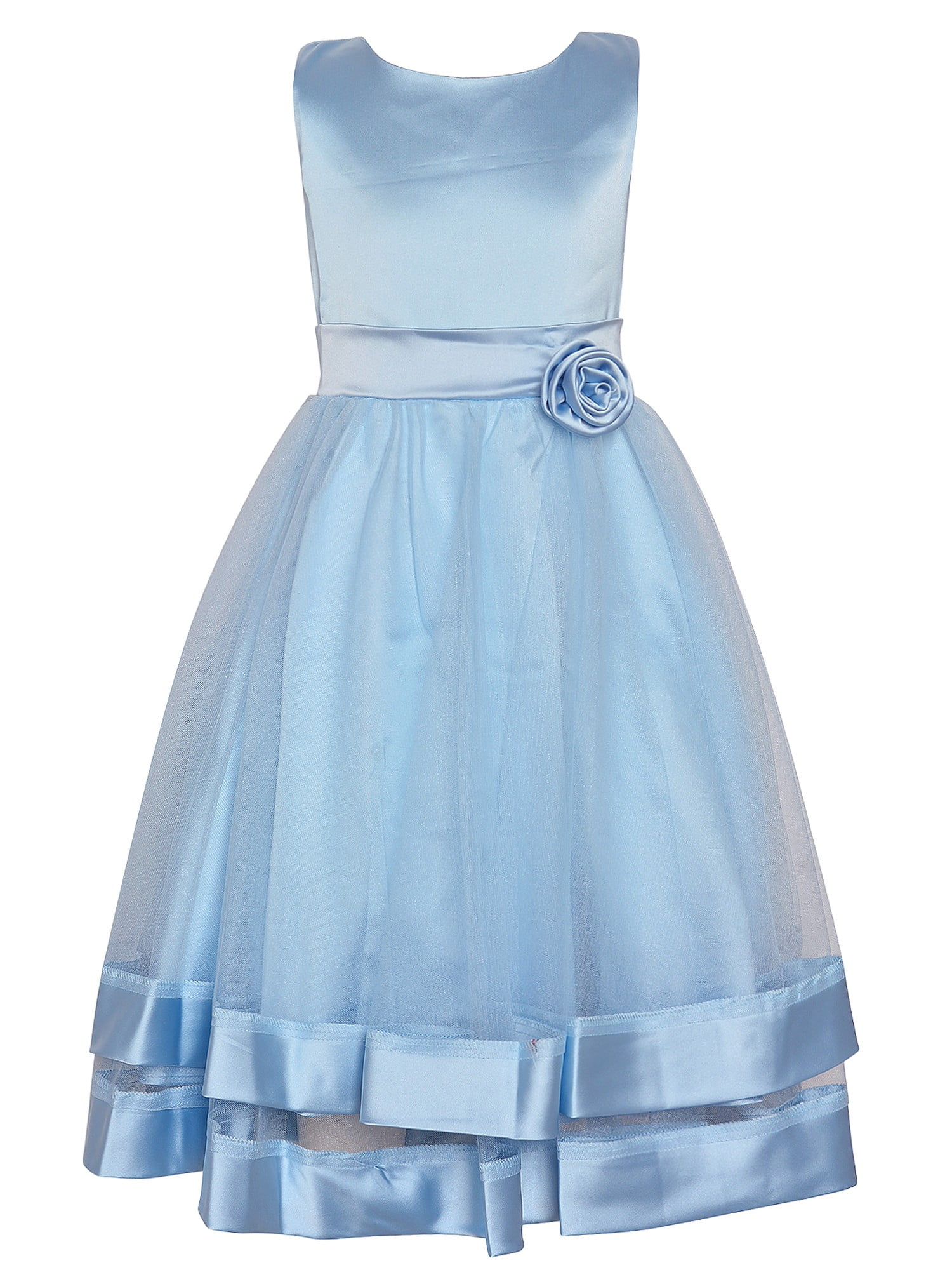 walmart light blue dress
