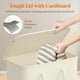 thumbnail image 5 of Cesto de ropa Lifewit, 65 L, delgado, con tapa, blanco, 1 paquete, 5 of 9
