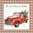 thumbnail image 2 of Tavoletti, Anne 26x26 Black Ornate Wood Framed with Double Matting Museum Art Print Titled - Holiday on the Farm VI Plaid, 2 of 4