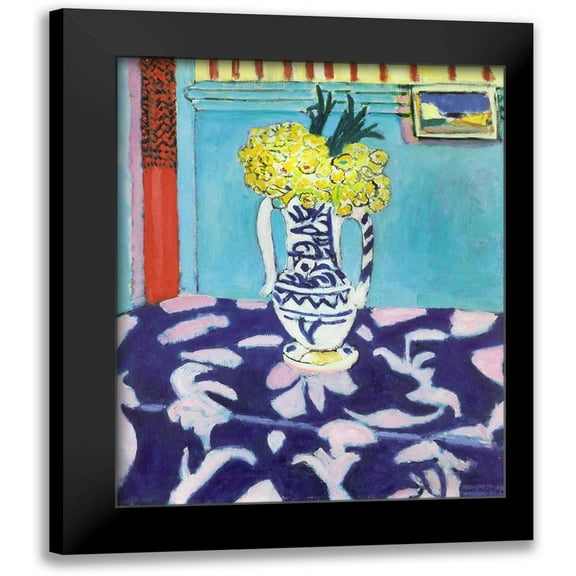 Vintage Apple Collection 12x14 Black Modern Framed Museum Art Print Titled - Matisse Table