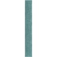 thumbnail image 7 of Unique Loom Davos Shag Collection Area Rug - Solid (2' 7" x 20' Runner Aqua), 7 of 7