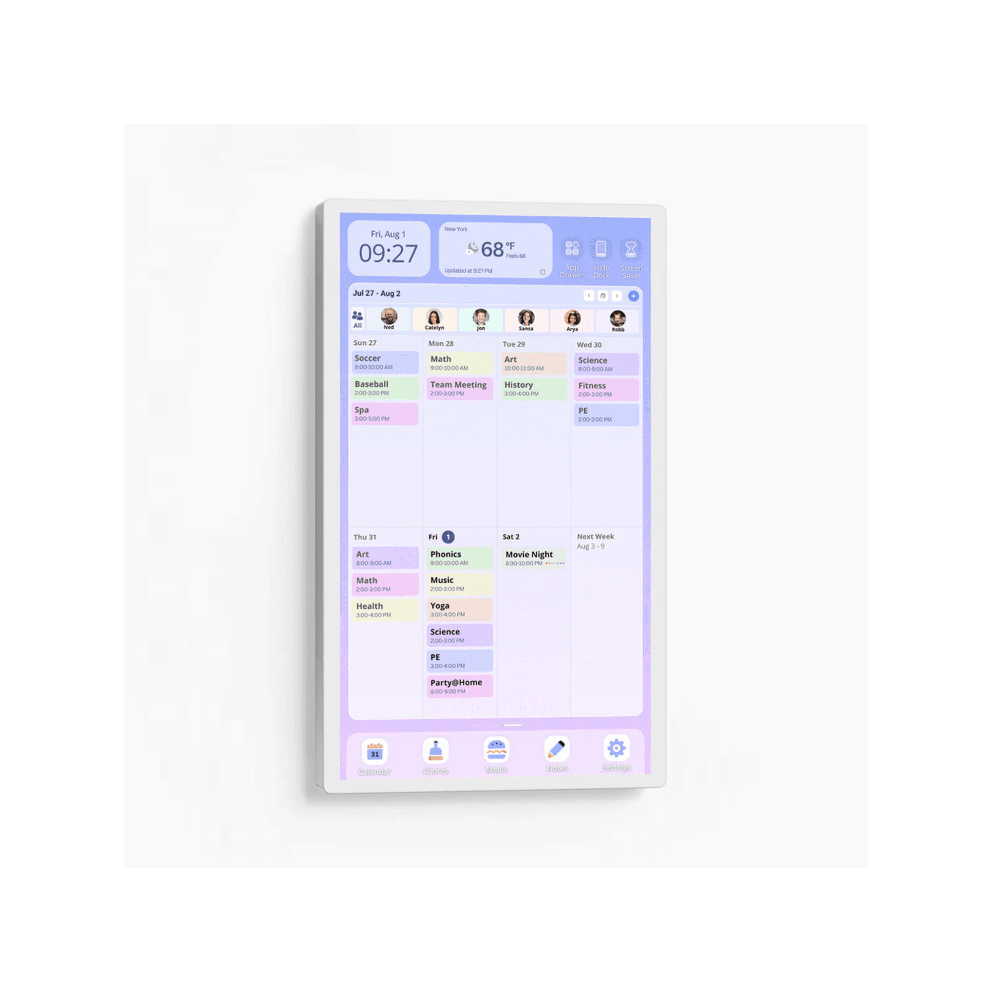 Cozyla Calendar+ Gen2 32" 4K UHD - White CD-8V543F0 White US