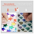 thumbnail image 4 of 60 Sheets 3420 Pcs Sparkly Holographic Stickers, Glitter Foil Star Heart Dot Sticker for Behavior Reward Chart, Teacher Supplies and DIY Decorations, 4 of 16