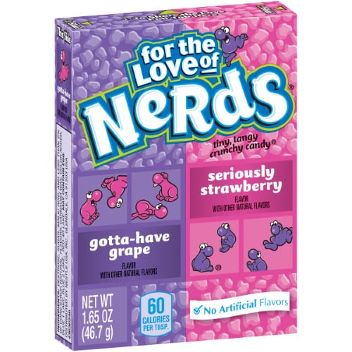 Nerds Tiny Tangy Crunchy Candy Grape Strawberry
