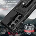 thumbnail image 5 of Case For Samsung S24 S23 S22 S21 Ultra Plus S23 FE A14 A54 Heavy Duty with Camera 360 Degree Rotate Kickstand Shockproof Cover, 5 of 5
