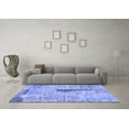thumbnail image 3 of Ahgly Company Indoor Rectangle Patchwork Blue Transitional Area Rugs, 8' x 12', 3 of 4