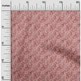 thumbnail image 2 of oneOone Rayon Red Fabric Text Dress Material Fabric Print Fabric By The Yard 56 Inch Wide, 2 of 5