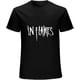 thumbnail image 1 of Men's in Flames Logo Black T-Shirt Casual Short Sleeve Black, 1 of 2