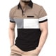 thumbnail image 2 of pstuiky camisetas para hombre, Camisa de manga corta para hombre, con cuello abatible, botones, ventilación y bloqueo de color camisas casuales para hombre xxl, 2 of 5