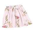 thumbnail image 2 of Karight Womens Floral Print Elastic Waist Shorts Lightweight Flowy Lounge Sleep Shorts with Drawstring, 2 of 5