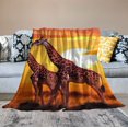 thumbnail image 2 of Nawypu  Giraffes Blanket African Animals Blanket Soft Fuzzy Plush Throw Blankets for Couch Bed, 2 of 6