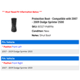 thumbnail image 2 of Protection Boot - Compatible with 2007 - 2009 Dodge Sprinter 2500 2008, 2 of 2