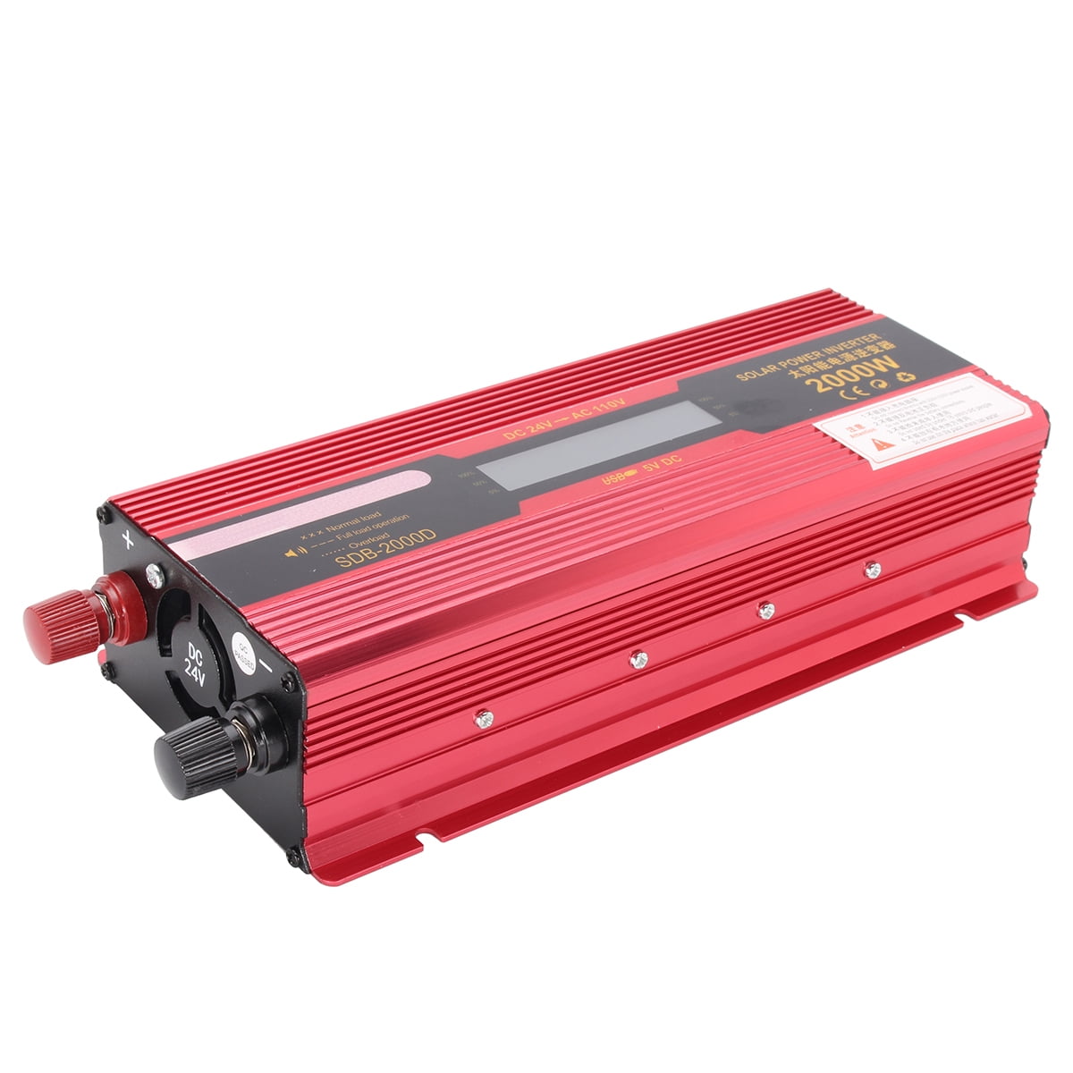 2000W/3000W Car LED Power Inverter Converter DC 12V To AC 110V/220V USB