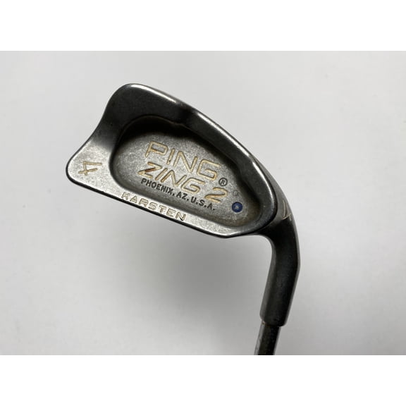 Pre-Owned Ping Zing 2 Single 4 Iron Blue Dot 1* Up Karsten JZ Regular Steel Mens RH