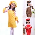 thumbnail image 2 of EeaseCA Kids Chef Set Complete Kids Kitchen Gift Playset with Chef’s Hat Apron and Cooking Sleeve for Cooking Baking Painting Decorating Party (Wine Red), 2 of 4