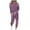 Purple B, variant on Enjoytime Plus Size Winter Outfits Printed Crewneck Long Sleeve Pullover Sweatshirt Sweatpants Sweatsuits Fashion 2 Piece Lounge Set Women