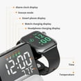 thumbnail image 6 of 3 in 1 LED Alarm Clock Wireless Charger Stand Fast Charging Dock Station for Apple Watch For airpods Pro for iPhone 14 13 12 Pro Max, 6 of 6