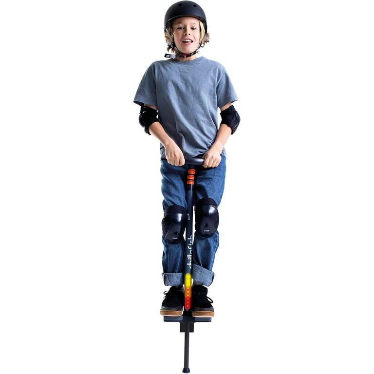 Chillafish Poogi Glow Pogo Stick, LED Lights, Centralized Balance