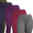 BLACK/TEAL/PLUM/COMBO, variant on Feathers Plus size Women’s Cozy Lightweight Fleece-Lined Stretch Multipack Leggings for Everyday Wear, 7 Pack, Sizes 1X-4X