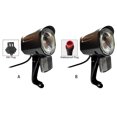 thumbnail image 3 of Soidarity Faro delantero de bicicleta eléctrica de plástico LED 180 grados modificación linterna ciclismo luz herramienta de iluminación reemplazo para Bicicletas eléctricas SM-Anschluss Soidarity OD020858-01, 3 of 6