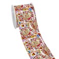 thumbnail image 1 of Holiday Merry Christmas Decoration Pattern Printed Grosgrain Satin Ribbon for Gift Wrapping Hair Bow Craft Accessory 50 Yards Jiayi, 1 of 6