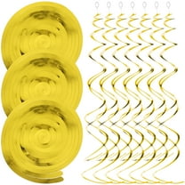 30pcs Party Ceiling Hanging Decorations Spiral Ornaments for Birthday, Wedding, Baby Shower, and Event Decor