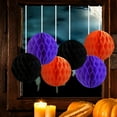thumbnail image 4 of LLDYYDS 6Pcs 8inch Honeycomb Paper Pom Poms Decorative Tissue Flower Balls DIY Paper Handmade Craft for Wedding, 4 of 5