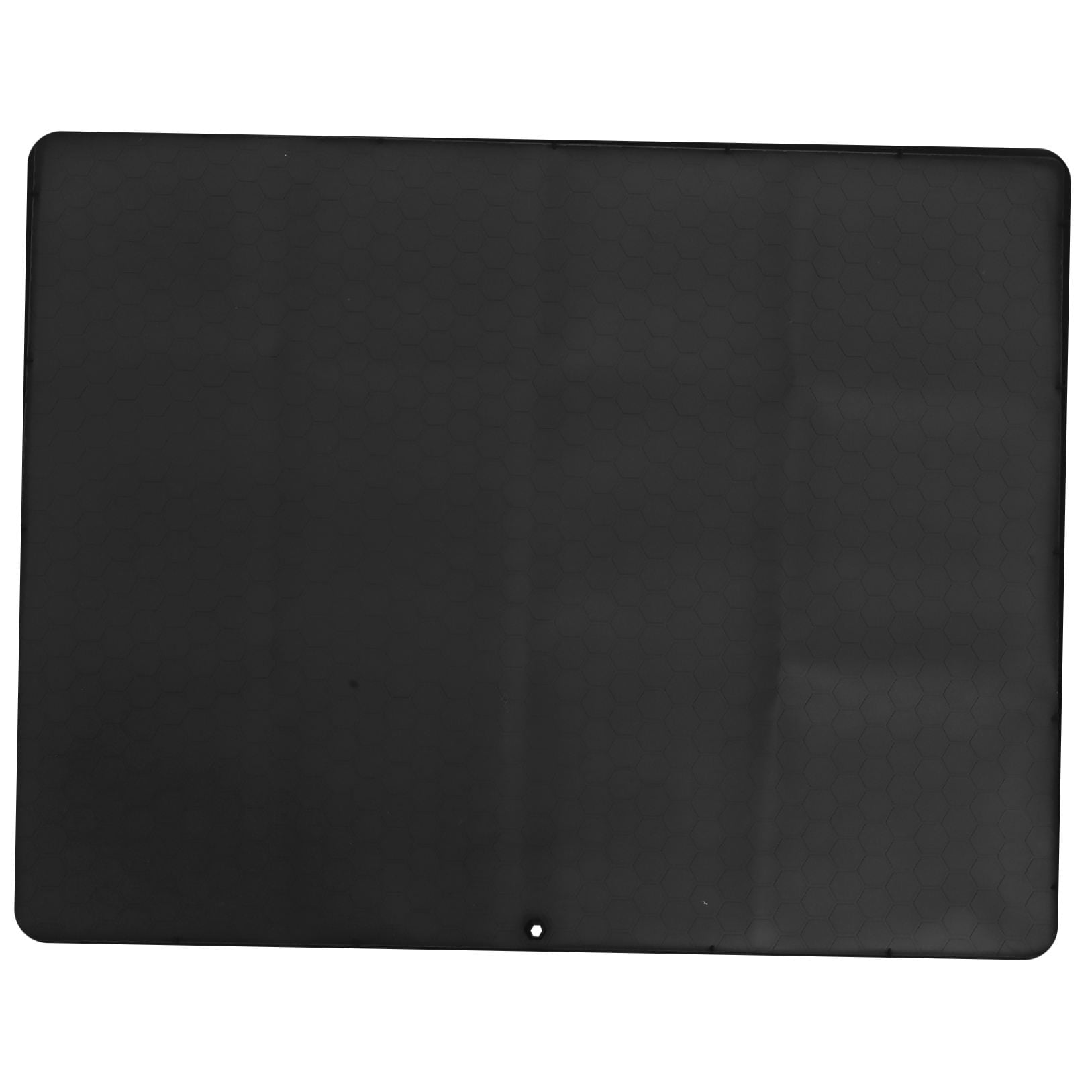 OUNONA Flexible Rubber Sink Mat Black Waterproof for Kitchen and Bathroom Use