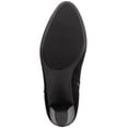 thumbnail image 4 of KAREN SCOTT Womens Black Embellished Comfort Casee Almond Toe Cone Heel Zip-Up Booties 9.5 M, 4 of 4