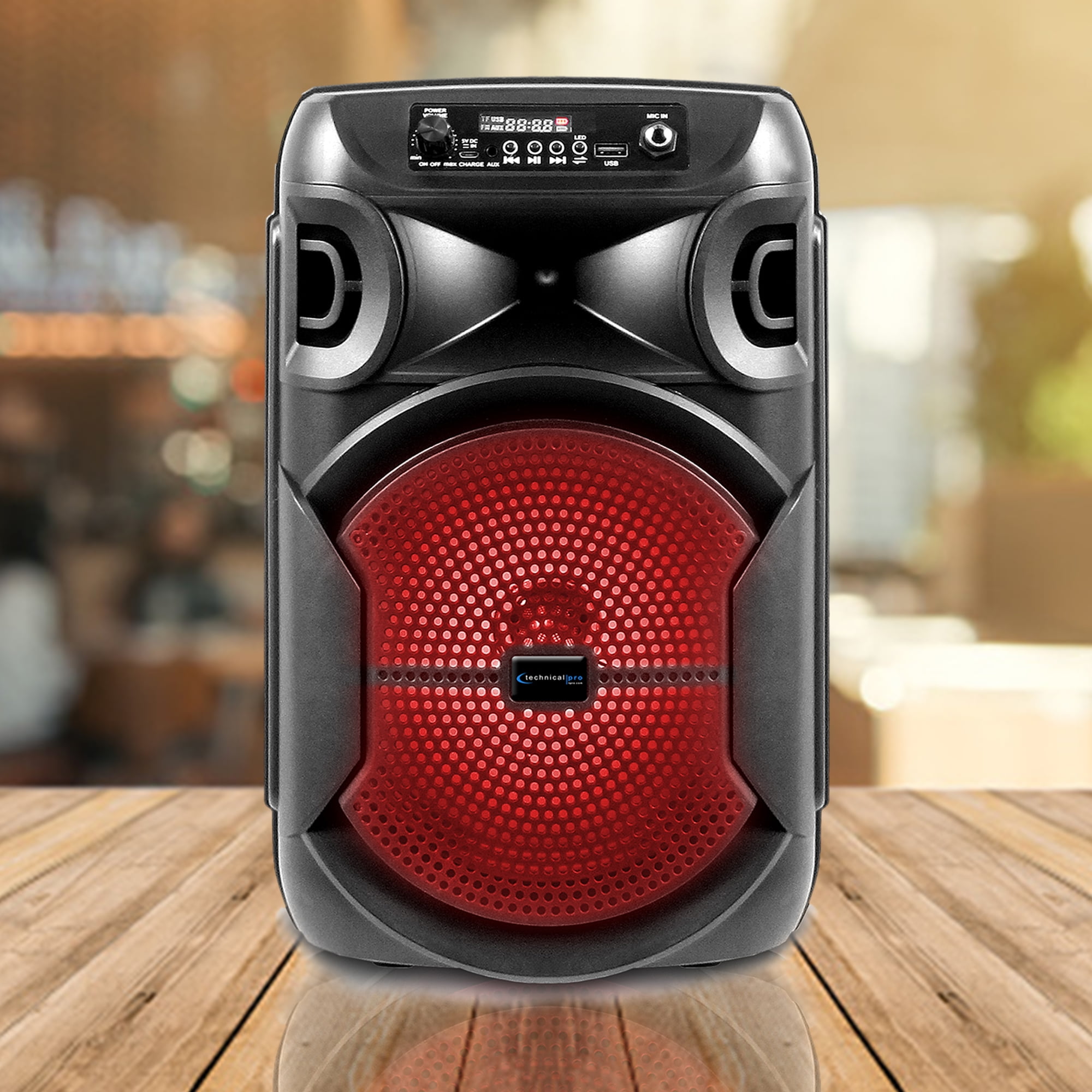 Buy Technical Pro Portable Bluetooth Speaker, Black, TBOM8T Online at