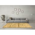 thumbnail image 3 of Ahgly Company Indoor Round Oriental Brown Traditional Area Rugs, 5' Round, 3 of 4