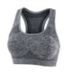 thumbnail image 3 of Gibobby Sujetador deportivo para mujer, para correr al libre, Fitness, Push Up, inalámbrico, sujetador de Yoga Brasieres anchos de espalda(Gris,G), 3 of 5