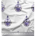 thumbnail image 1 of Soimoi Velvet Fabric Floral & Paisley Block Print Fabric by The Yard 58 Inch Wide, 1 of 3