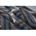 thumbnail image 5 of Beautiful Super Soft Modern Indoor Vincenza Collection Area Rug Carpet for Bedroom Living Room Dining Room in Dark Grey-Dark Blue, 7x10 (6'5" x 9'5", 200cm x 290cm), 5 of 6