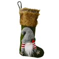 thumbnail image 1 of Calcetín navideño lindo 3d gnomo sueco calcetines de Navidad colgantes chimenea árbol decoraciones regalo bolsa de dulces, 1 of 5