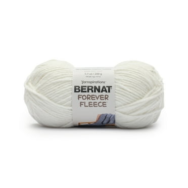 Bernat® Forever Fleece™ #6 Super Bulky Polyester Yarn, White Noise 9.9oz/280g 194 Yards