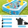 thumbnail image 6 of Infans Inflatable Swimming Pool Duck Themed Kiddie Pool w/ Sprinkler for Age 3+, 6 of 7