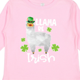 thumbnail image 4 of Inktastic St. Patrick's Day Llama Be Irish with Green Shamrocks Boys or Girls Long Sleeve Toddler T-Shirt, 4 of 5